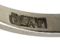 Art Deco Platinum & Five Stone Baguette Diamond Ring