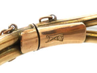 Edwardian 9ct Gold Coily Bangle