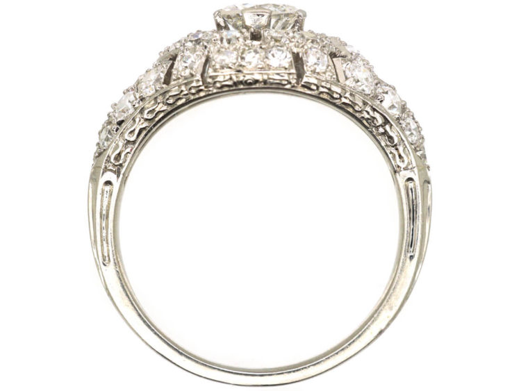 Art Deco Platinum & Diamond Ring
