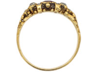 Georgian 18ct Gold, Ruby & Diamond Ring