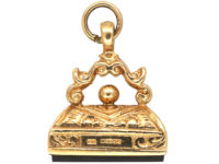 9ct Gold Seal with Black Onyx Base