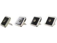 9ct White Gold & Diamond Dress Set in Original Case
