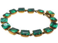 Georgian Green Paste Bracelet