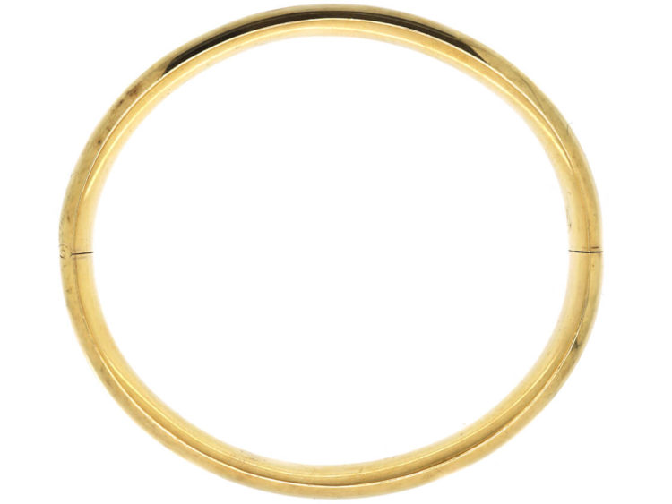14ct Gold Plain Bangle