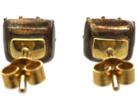 Georgian Green Paste Earrings