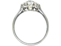 Platinum & Diamond Cluster Ring