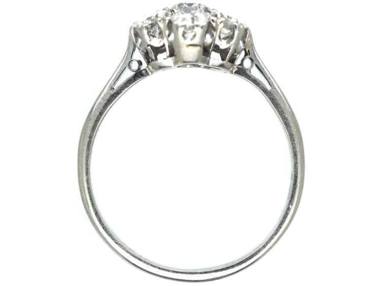 Platinum & Diamond Cluster Ring