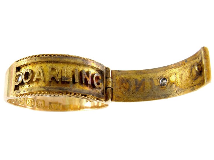 Opening Darling Victorian Gold Ring