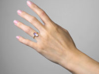 Edwardian 9ct Gold & Platinum, Moonstone Ring
