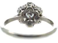 Platinum & Diamond Cluster Ring