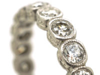 Art Deco Platinum & Diamond Eternity Ring
