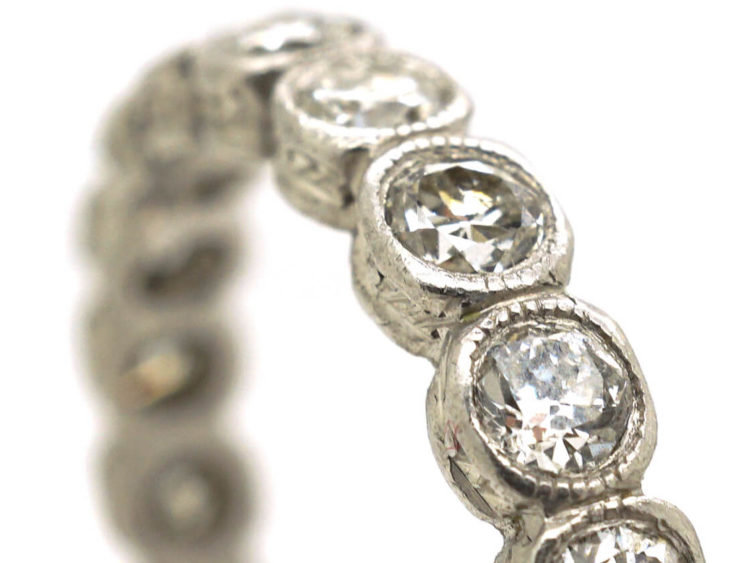 Art Deco Platinum & Diamond Eternity Ring