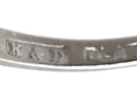 Art Deco Platinum Diamond Solitaire Ring with Diamond Set Shoulders