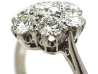 Platinum & Diamond Cluster Ring
