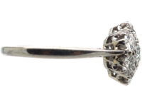 Platinum & Diamond Cluster Ring