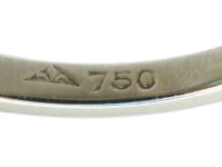 18ct White Gold, Aquamarine & Diamond Oval Cluster Ring