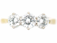 18ct Gold Three Stone Diamond Ring