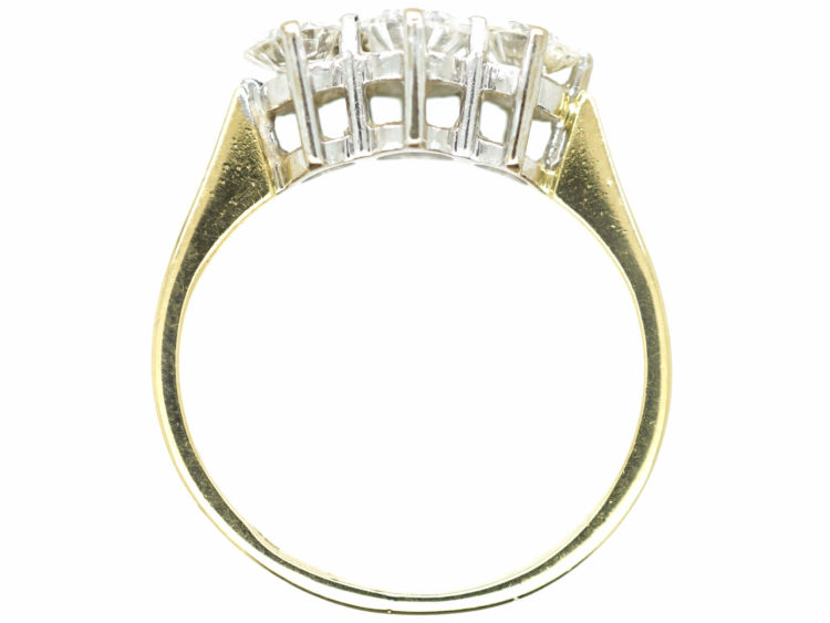 18ct Gold Three Stone Diamond Ring