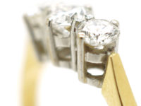 18ct Gold Three Stone Diamond Ring