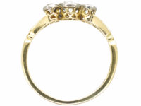 Edwardian 18ct Gold & Platinum Three Stone Diamond Ring