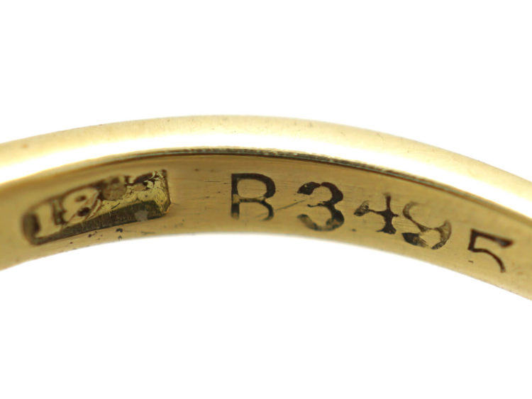Edwardian 18ct Gold & Platinum Three Stone Diamond Ring