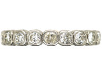 Art Deco Platinum & Diamond Eternity Ring