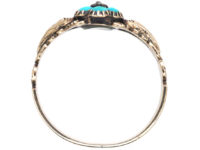 Georgian Turquoise Forget Me Not Ring