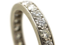 Art Deco 18ct White Gold & Diamond Eternity Ring