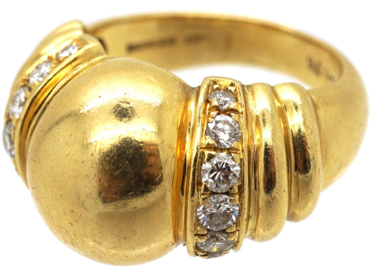 Vintage 18ct Gold & Diamond Ring by Boucheron