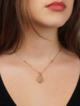 Victorian 18ct Gold Locket set with Four Natural Split Pearls