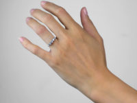 Art Deco 18ct Gold & Platinum Five Stone Diamond Ring