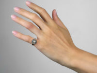 15ct Gold Rose Diamond Cluster Ring