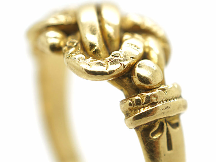 Edwardian 18ct Gold Knot Ring