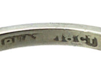 Edwardian Diamond Solitaire Ring with Diamond Set Shoulders