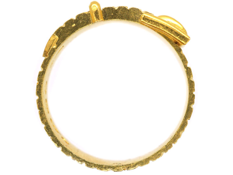 Victorian 18ct Gold Buckle Ring