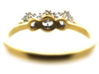 18ct Gold Three Stone Diamond Ring