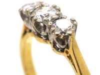 18ct Gold Three Stone Diamond Ring