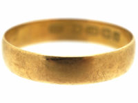 Edwardian 18ct Gold Wedding Ring