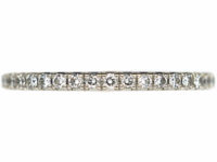 18ct White Gold & Diamond Eternity Ring by De Beers