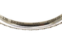 18ct White Gold & Diamond Eternity Ring by De Beers