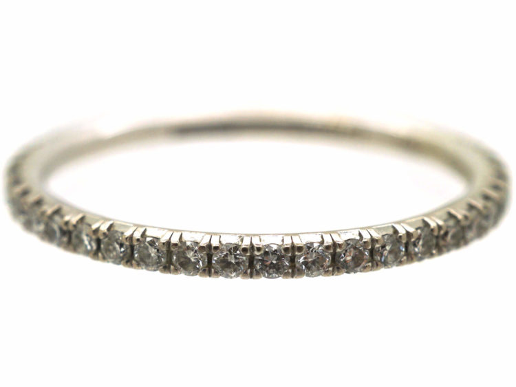 18ct White Gold & Diamond Eternity Ring by De Beers
