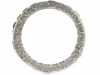 Art Deco Platinum & Ruby Eternity Ring