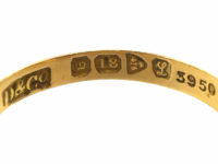 Edwardian 18ct Gold, Ruby & Diamond Crossover Ring