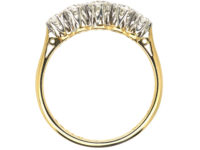 Art Deco 18ct Gold & Platinum Five Stone Diamond Ring