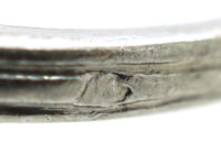 French Art Deco Platinum, Burma Sapphire & Diamond Ring