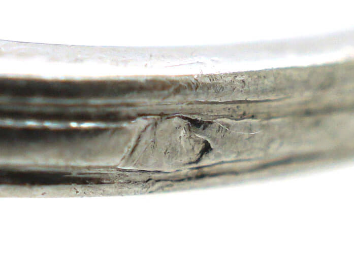 French Art Deco Platinum, Burma Sapphire & Diamond Ring