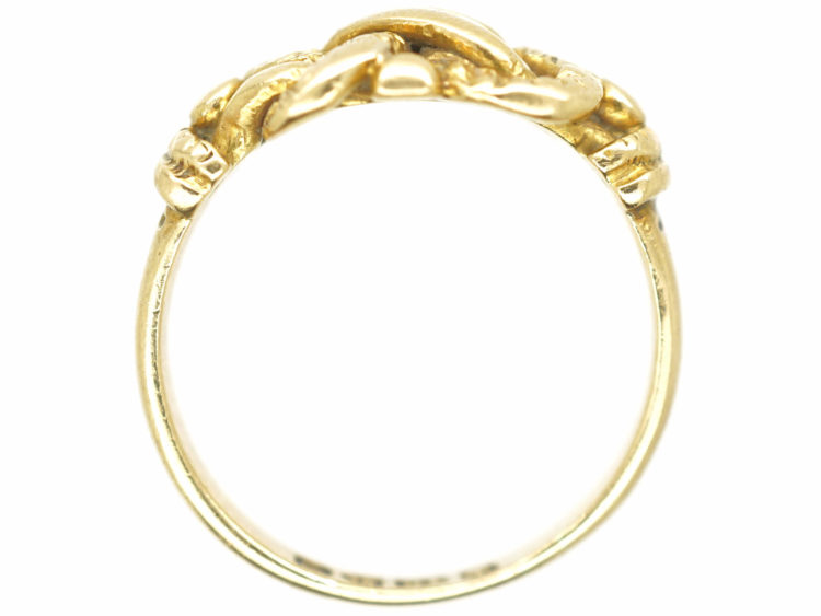 Edwardian 18ct Gold Knot Ring