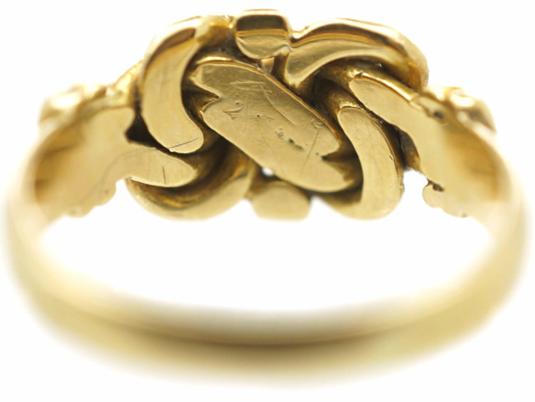 Edwardian 18ct Gold Knot Ring