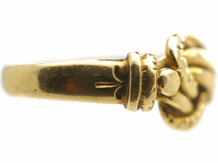 Edwardian 18ct Gold Knot Ring