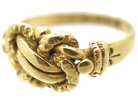 Edwardian 18ct Gold Knot Ring